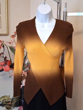 2 for $45 High Quality Knit Cardigan V Neck Sweater - Soft Knitwear - Brown 6